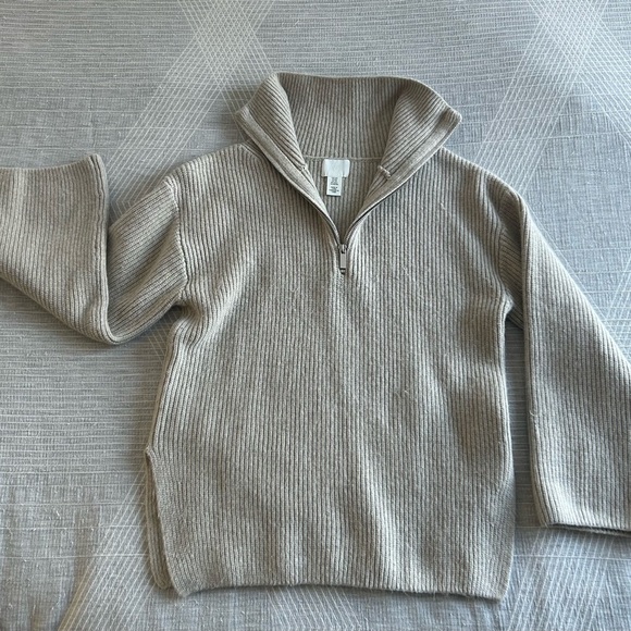 H&M Cream Ribbed Knit Sweater - Picture 4 of 6